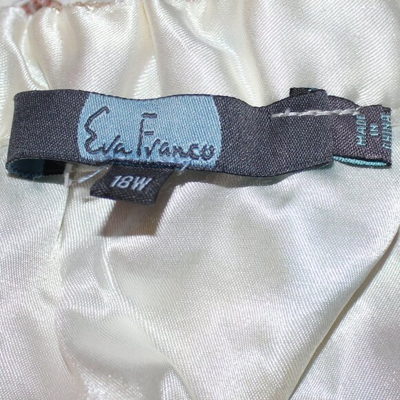 Eva Franco by Anthropologie Floral Embroidered  Midi Skirt   1X/ 16-  18W - Picture 5 of 6